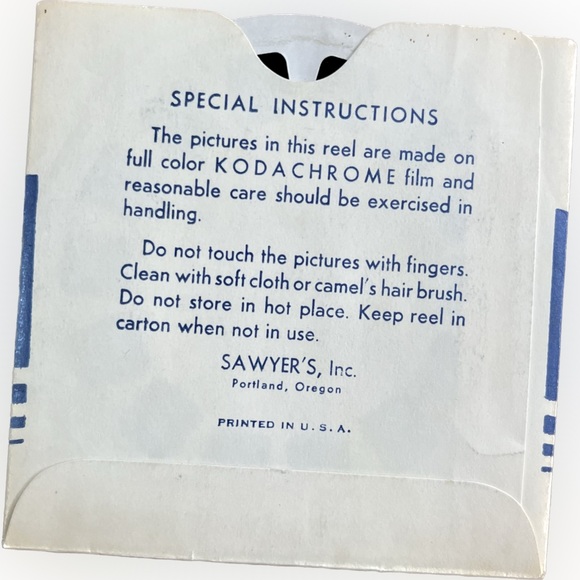 🎈$5 add on - VIEW-MASTER 164 “Cypress Gardens Florida, U.S.A.” Reel. - Picture 3 of 3